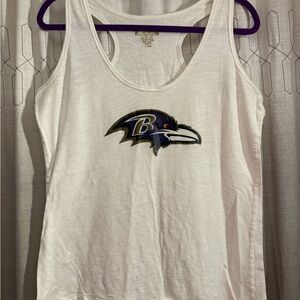 NFL Apparel Baltimore Ravens White Tank Top